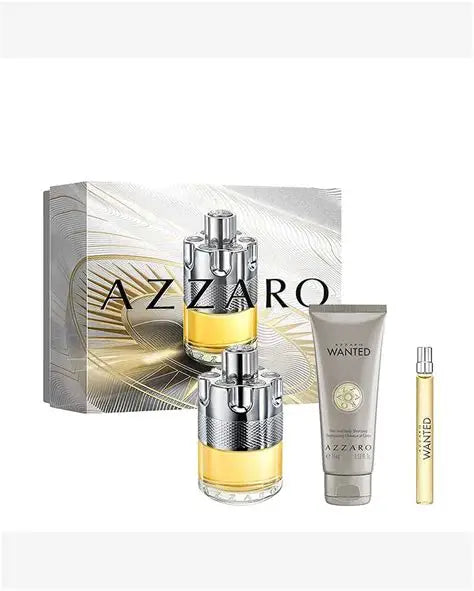 Kit Azzaro Wanted EDT100ml + 10ml + Shower Gel 75ml