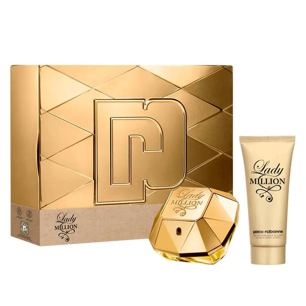 Kit Lady Million 80ml + Creme Hidratante 200ml